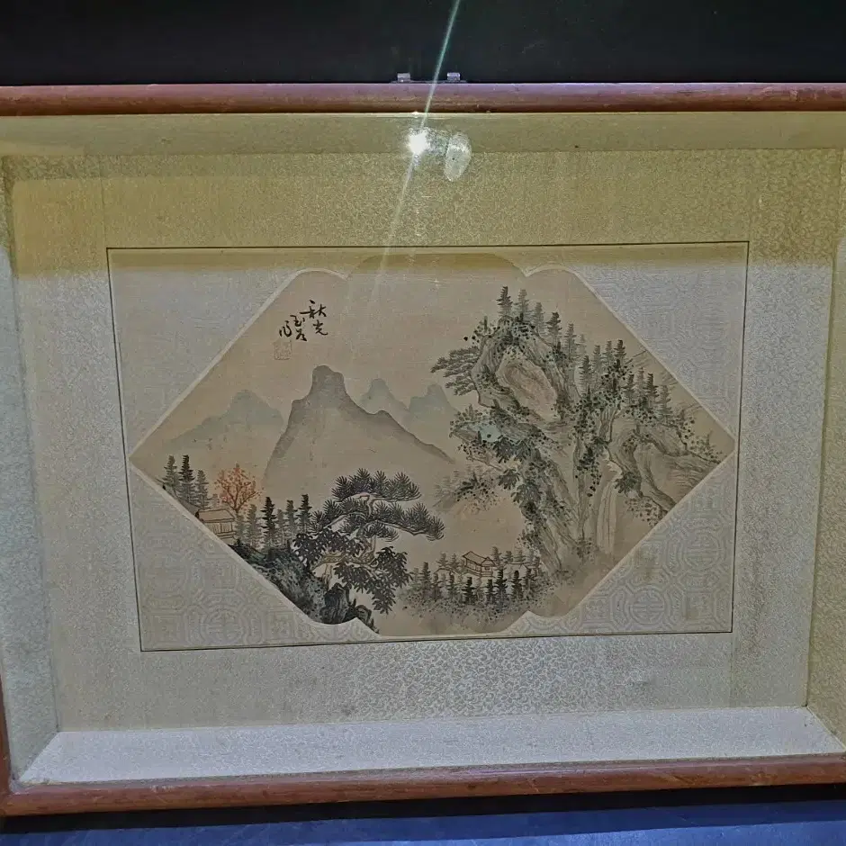 중국 옛날 그림 액자