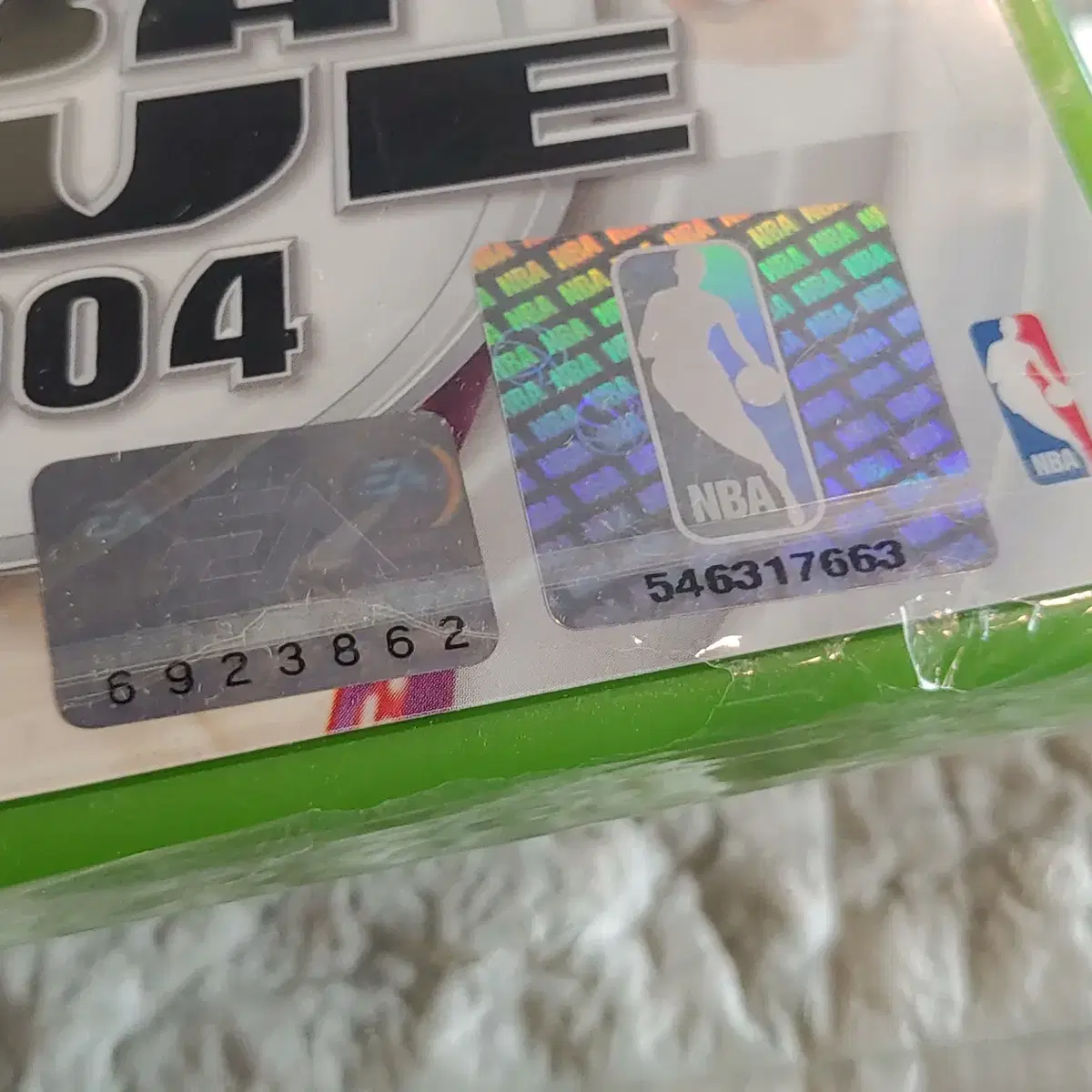 XBOX 구형1세대  NBA LIVE 2004 미개봉