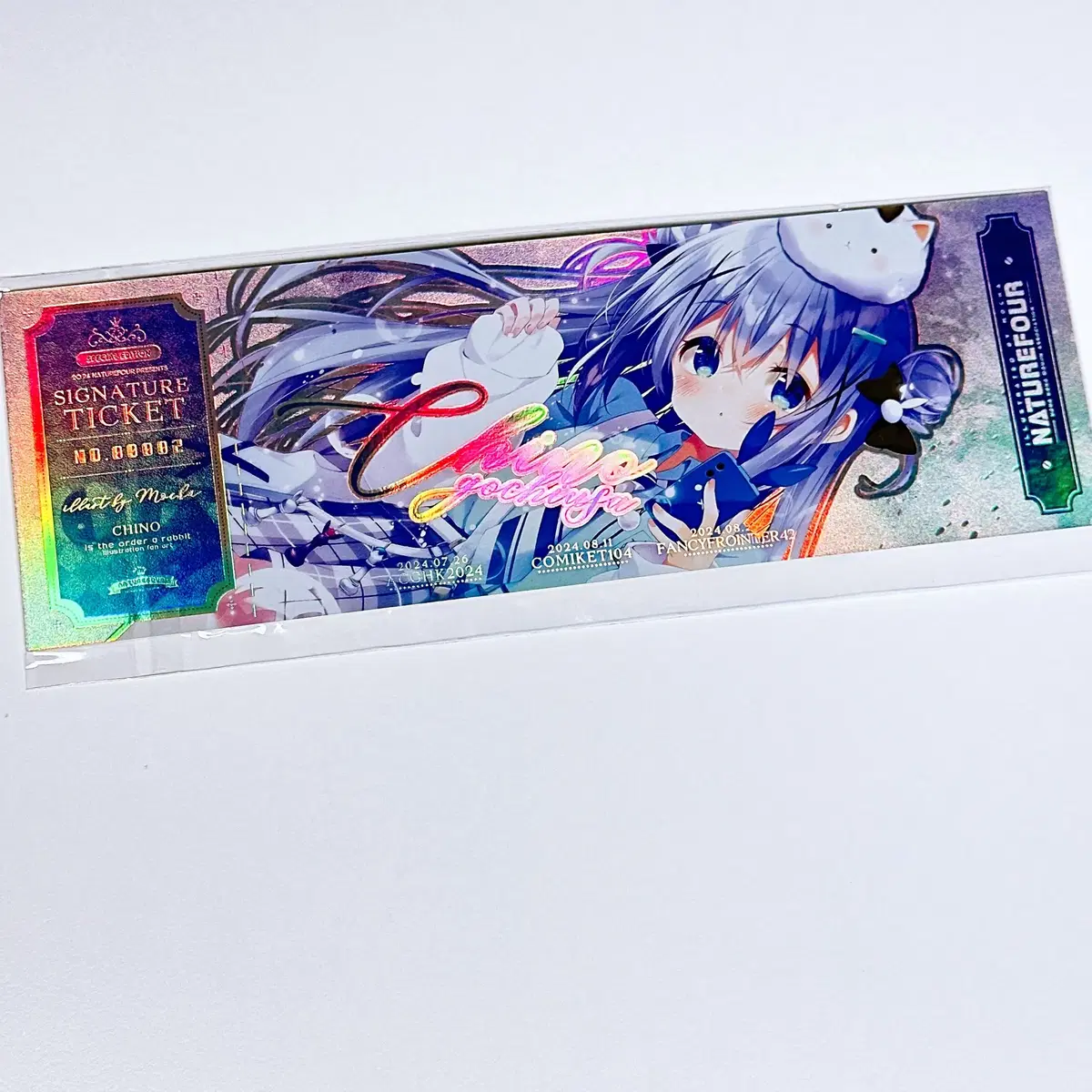 [Order Rabbit] Chino Illustration Laser Ticket (Order Is Rabbit Goods)