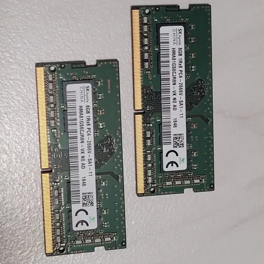 DDR4 16GB 노트북 미니PC 듀얼채널 동일주차