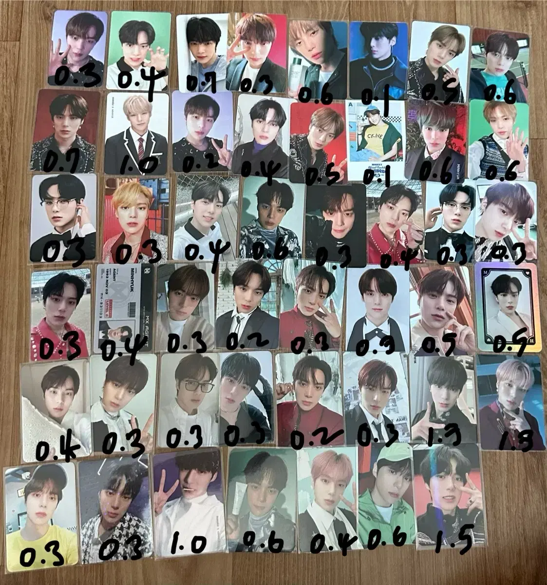 Monsta X photocard Photocard sell WTS