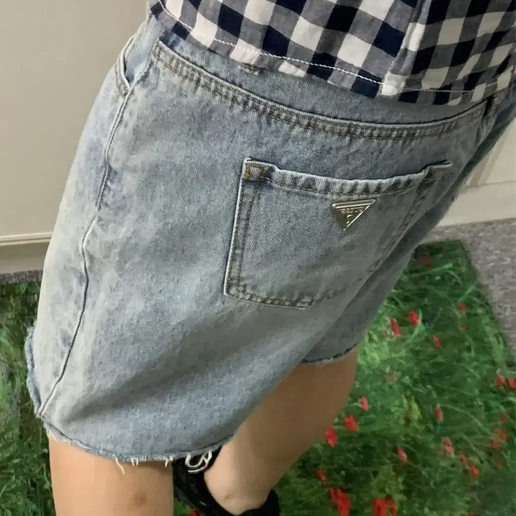 GUESS)half denim pants