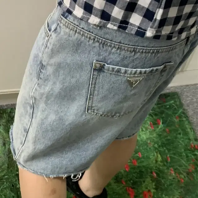 GUESS)half denim pants