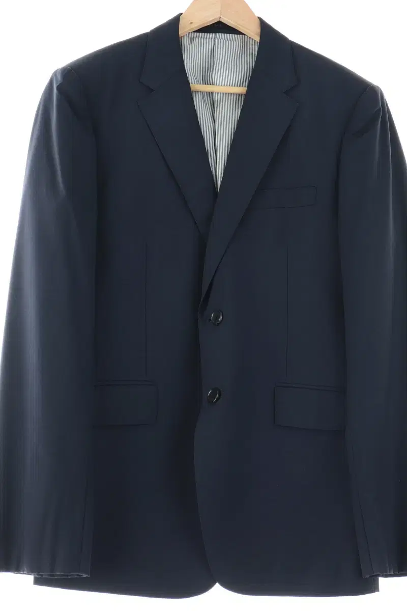 (M-L) Time Suit Jacket Blazer Navy Wool Momo Nomcore-F1B1