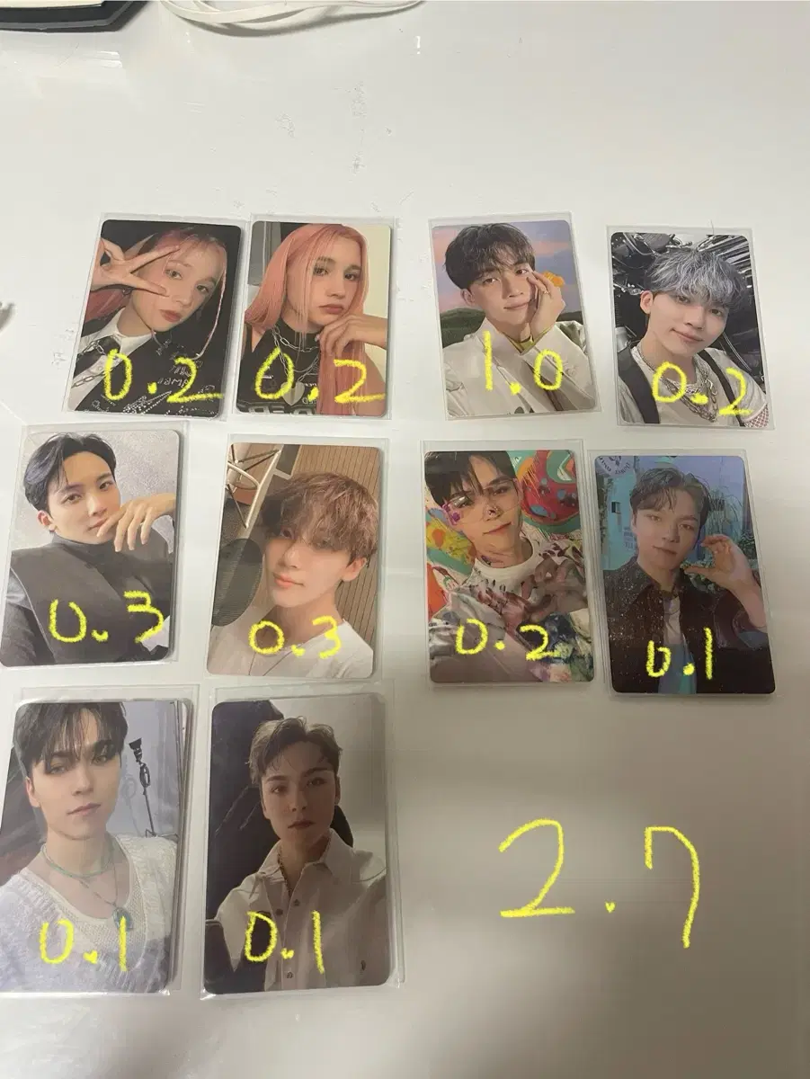 Seventeen kep1er photocard sells