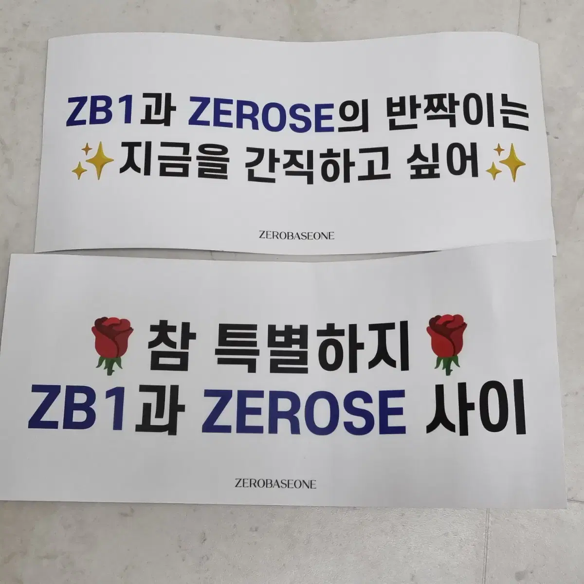 Zerobaseone zb1 Timeless Concert slogan wts Jungkon Makkon