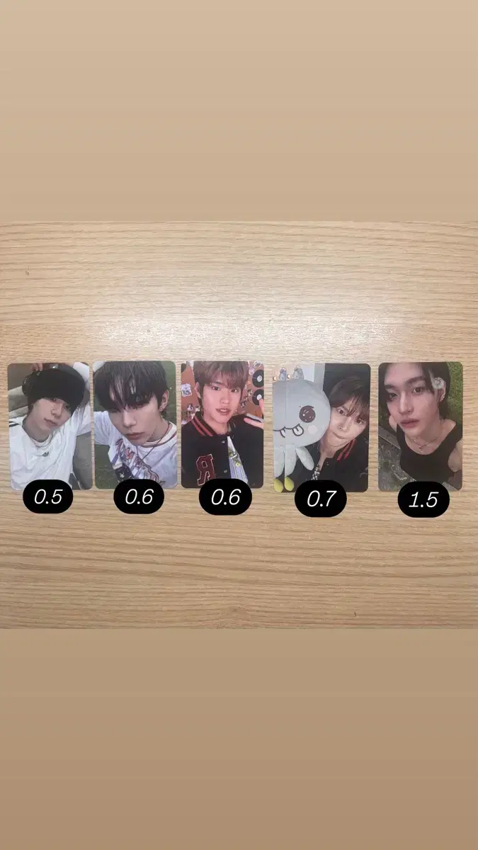 Rize Film Version photocard wonbin shotaro sohee eunseok WTS