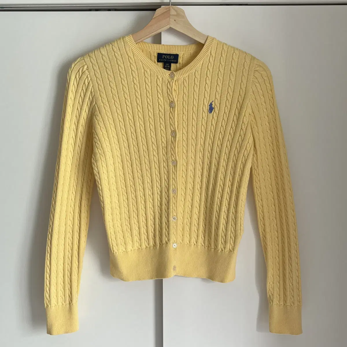 POLO RALPH LAUREN cotton cable cardigan