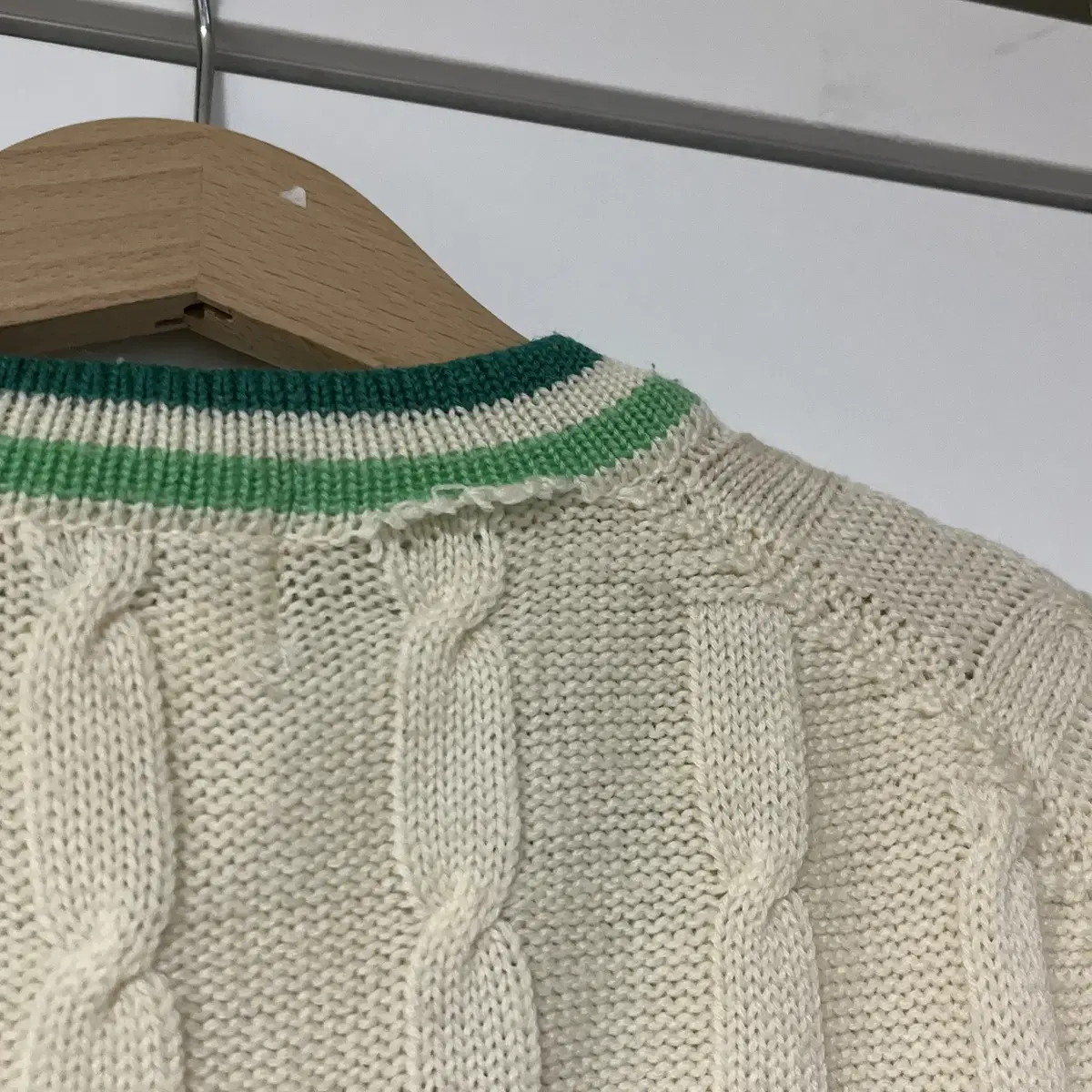 FRED PERRY 90's cable knit vest