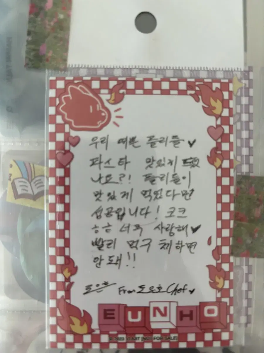 [unused] plave AnyPlus do eunho Pasta handwritten letters