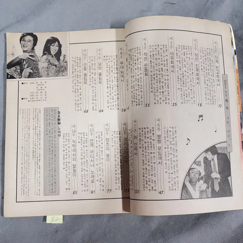 1979년11월 . 여성동아 부록 가위바위보 잡지