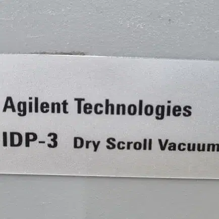 Agilent IDP-3 건식 스크롤 진공 펌프 G3870-80057