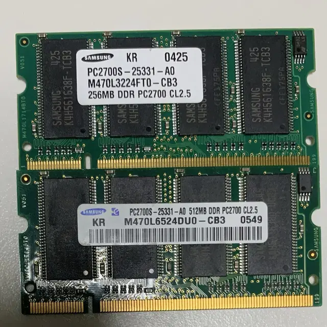 노트북 메모리 DDR1 PC2700