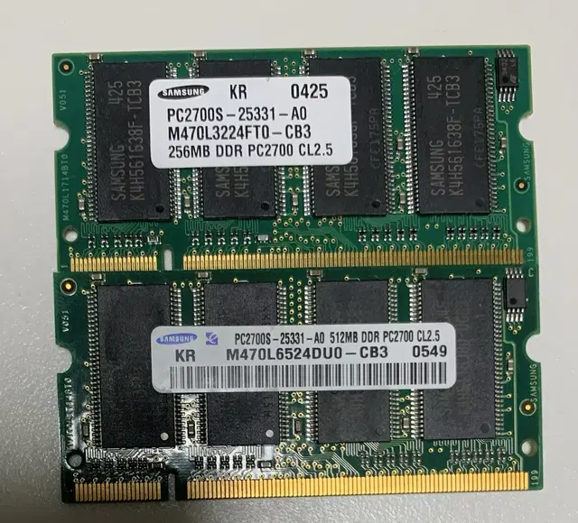 노트북 메모리 DDR1 PC2700