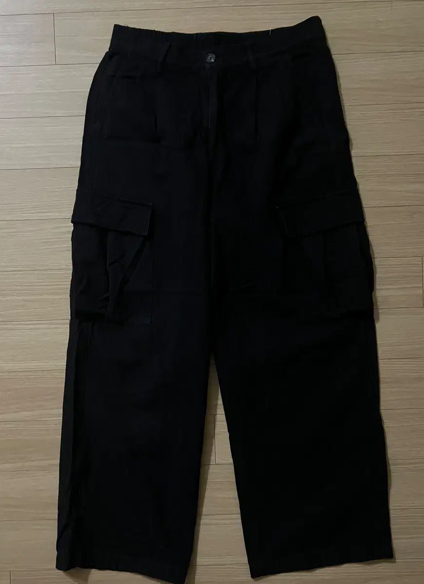 Sold in bulk)Wide Cargo Pants(Black,Khaki),Wide Incision Balloon Pants Charcoal