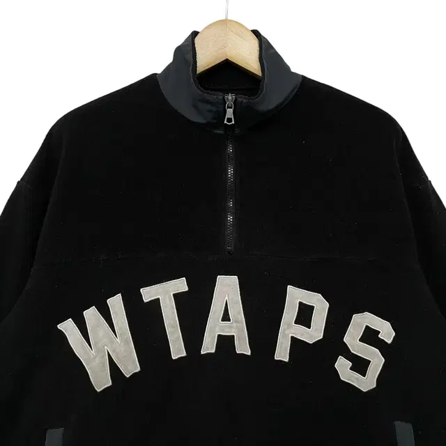 더블탭스 Wtaps 아치 로고 반집업 후리스 자켓