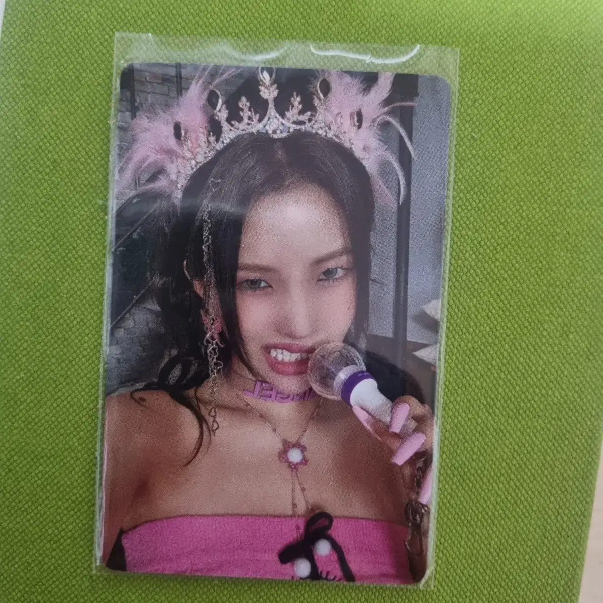 IDLE soyeon I FEEL broadcast photocard