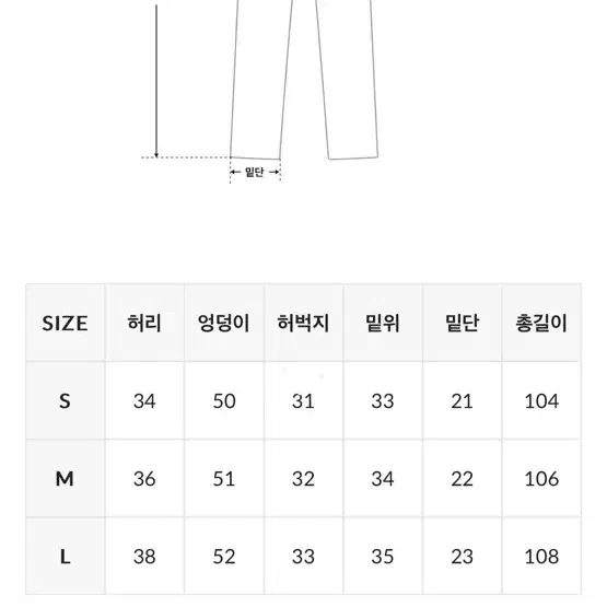 룩넌 와이드 데님 팬츠(새것)