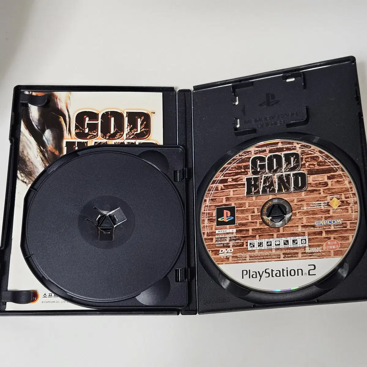 [중고] PS2 갓핸드(갓 핸드) 정발 초회판 샘플판 (2CD)