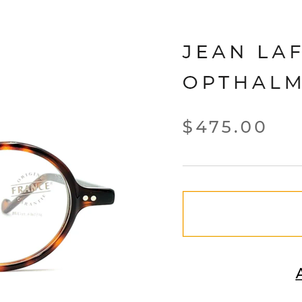 라퐁 lafont orsay 프랑스 동글이 김구 존레논 안경  0171