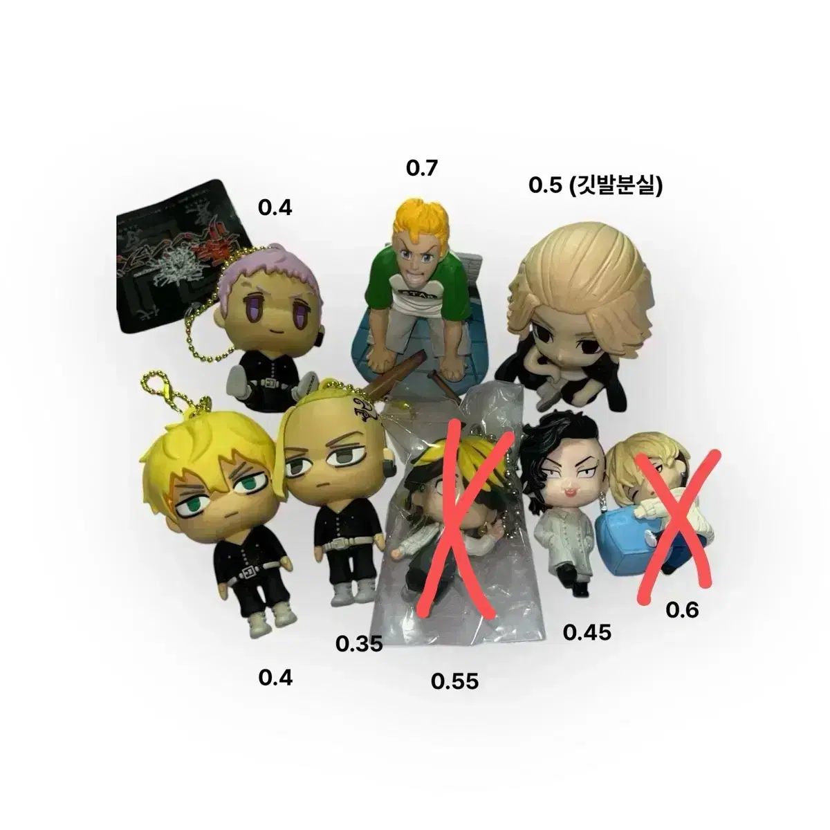 Toriben keyring Minifigure Kazutora Mikey Chifuyu