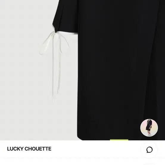 [럭키슈에뜨] Poly Round Neck Back Slit Jacket