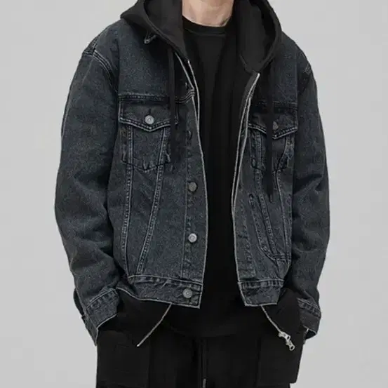 브랜디드 2001 SLOW WORKER DENIM WASH. JACKET