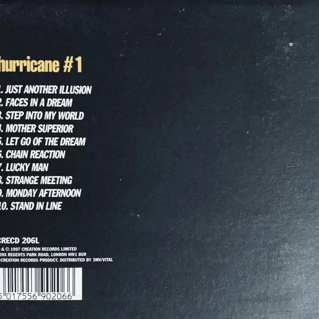 Hurricane #1 (CD) 오아시스 라이드 앤디벨 영국반 초판EX+