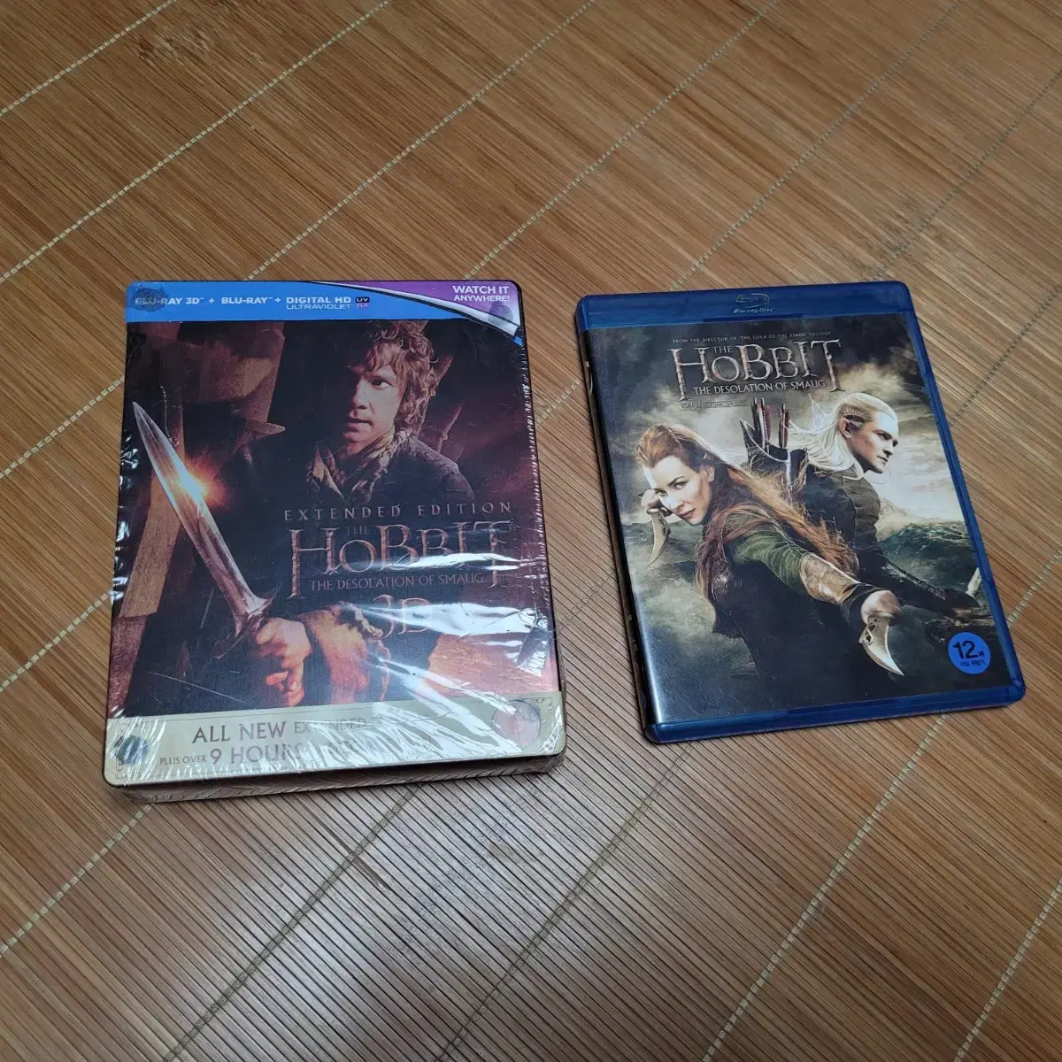 The Hobbit The Desolation of Smaug blu-ray 3D Expanded Edition + Regular Edition 2D