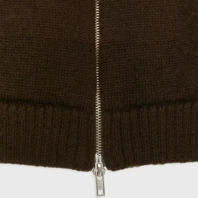 버뮬라 MOHAIR ZIP UP CARDIGAN (KHAKI)