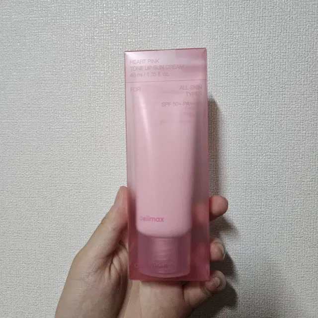 (새상품) 셀리맥스 하트핑크 톤업 선크림 40ml