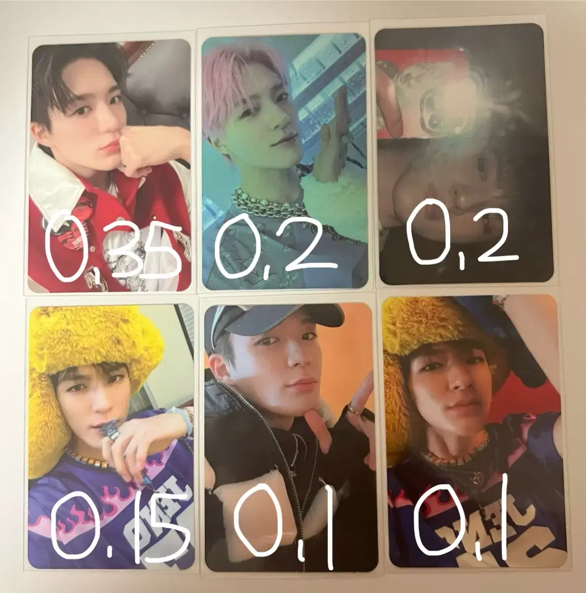 Lowest price multiple photos)nct jeno haechan doyoung jaemin photocard wts 드림일칠