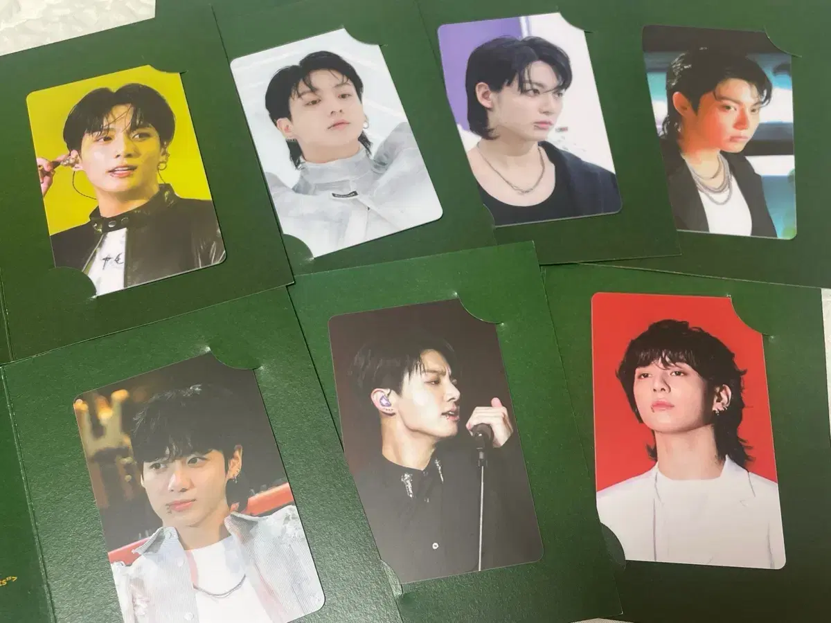 JK jungkook Exhibition 7 random photo cards (full set)