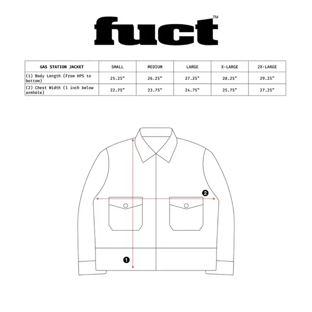 FUCT 퍽트 오팔 로고 서비스 자켓