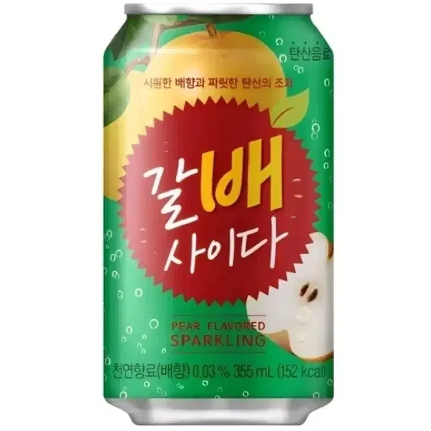 [무료배송] 갈배 사이다 355ml 24개