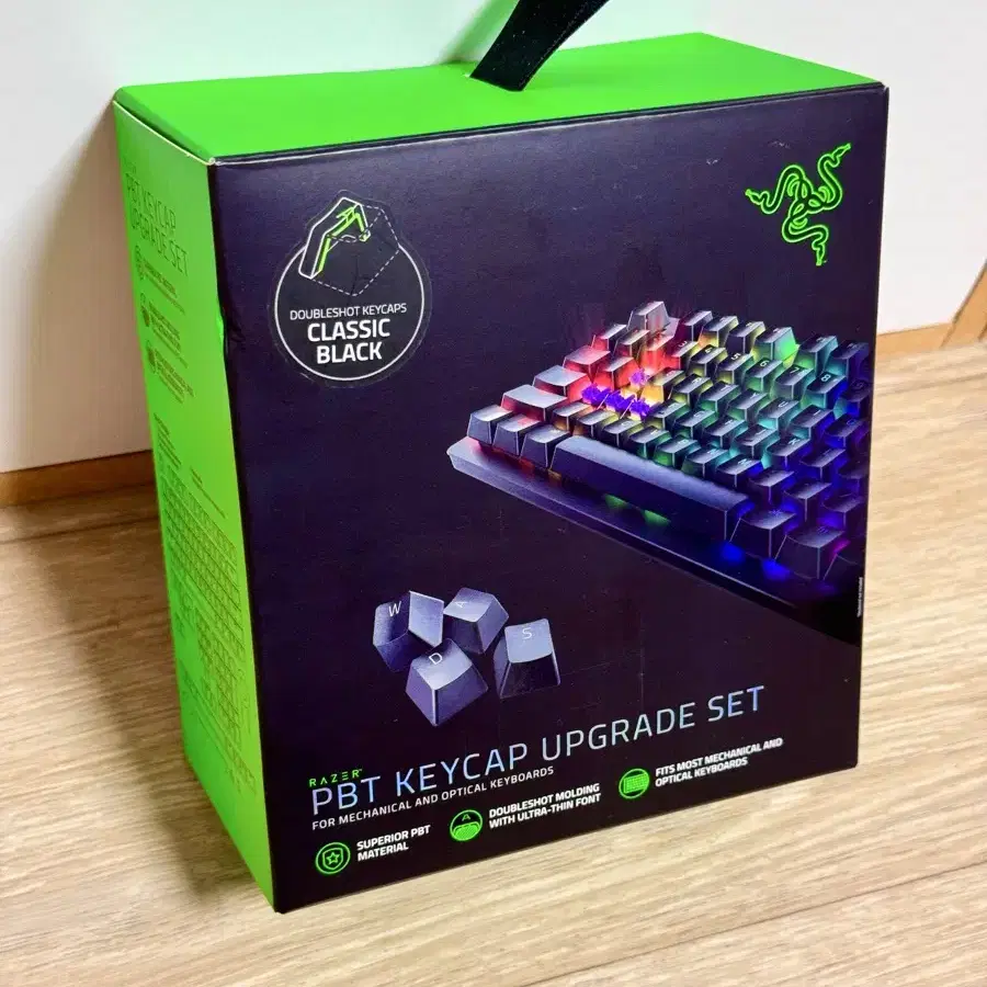 RAZER PBT 키캡 SET 판매합니다