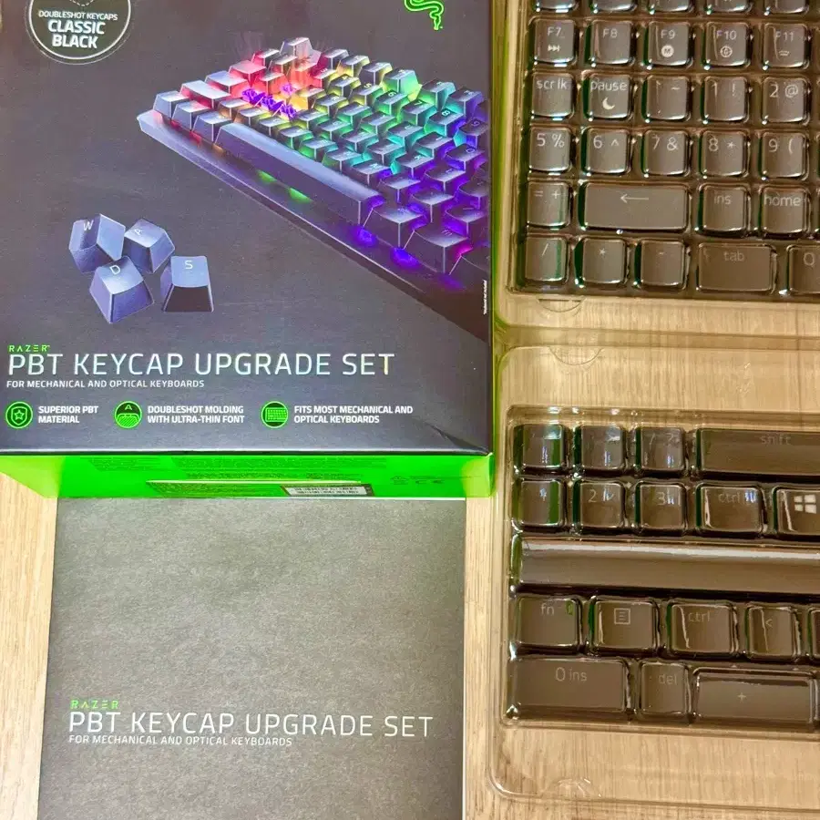 RAZER PBT 키캡 SET 판매합니다