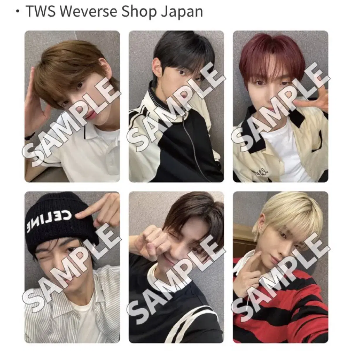 투어스 분철 tws 일본 럭드 럭키드로우 japan 재팬