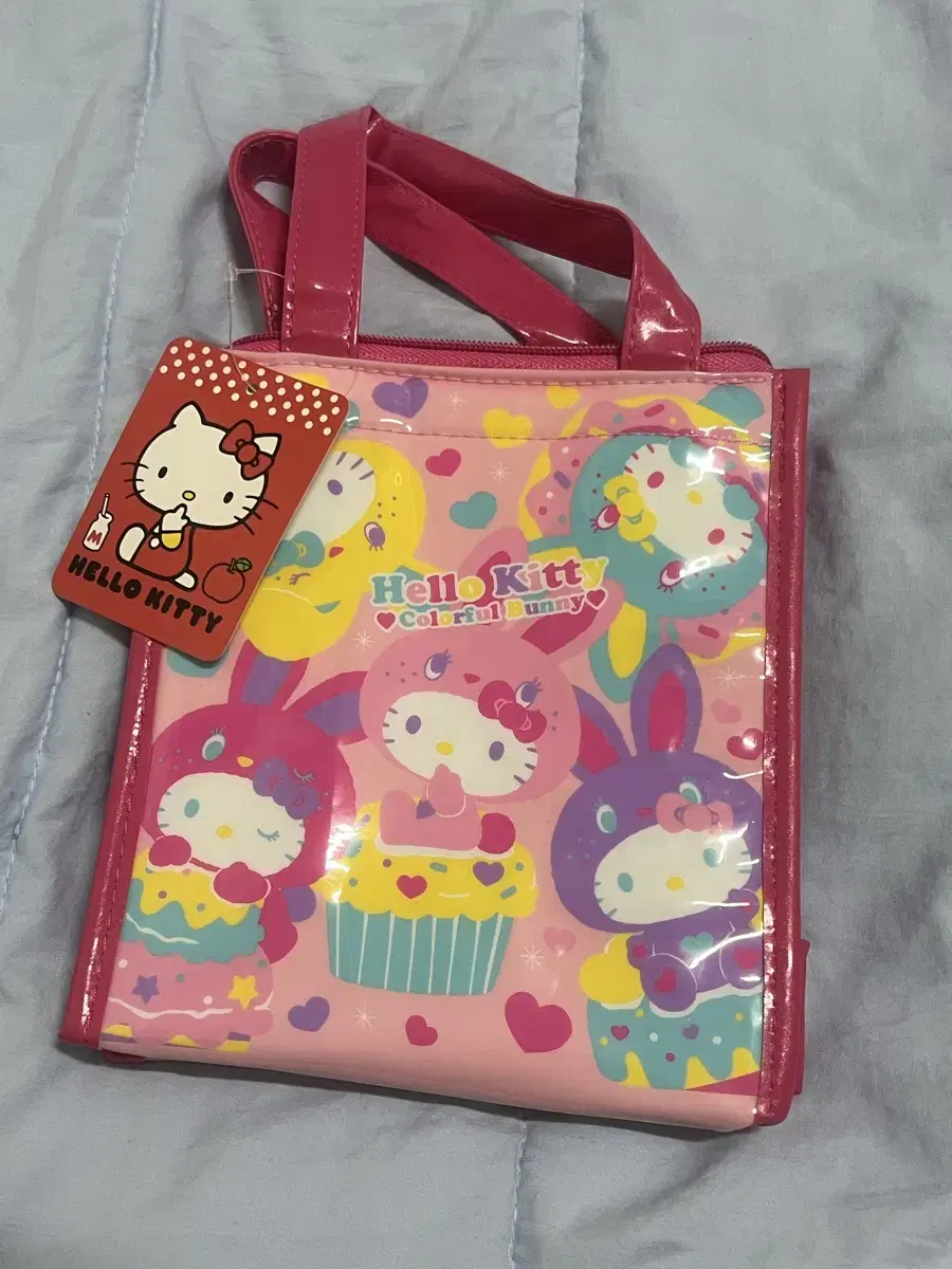 Classic Sanrio Hello Kitty Colorful Barney Series Lunch Bag Cooler Bag