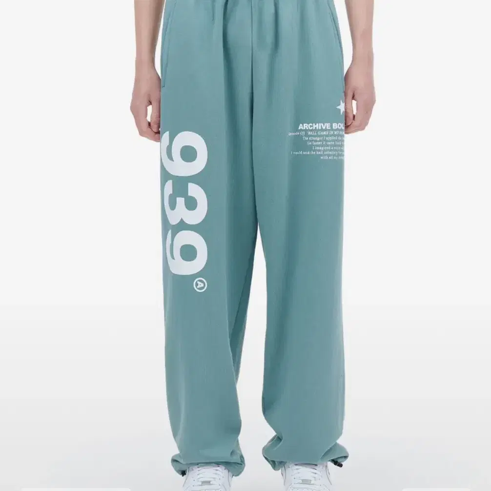 아카이브볼드 939 LOGO SWEAT PANTS (MINT) M