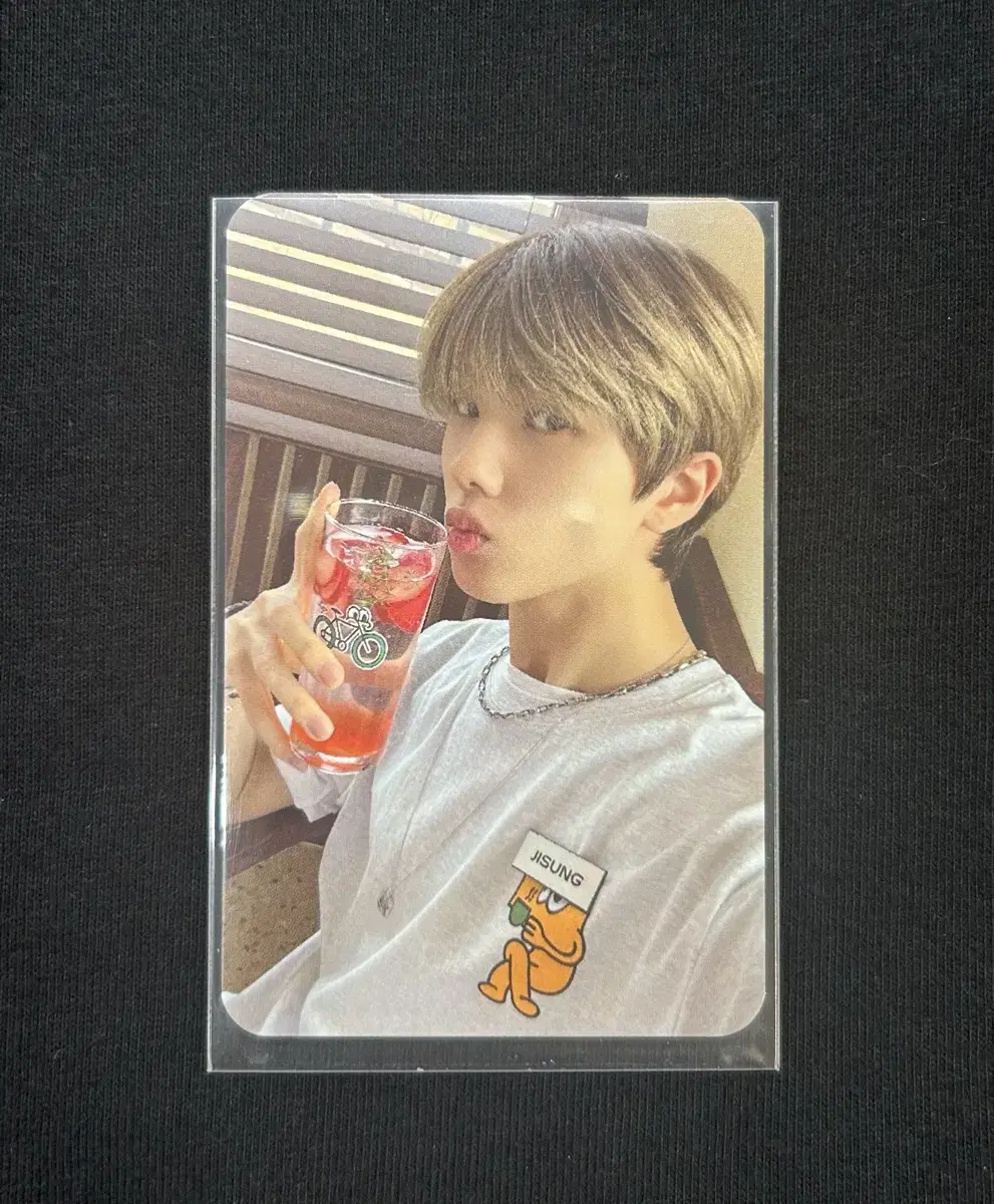 NCT Dream jisung Reusable Tumbler Photocard