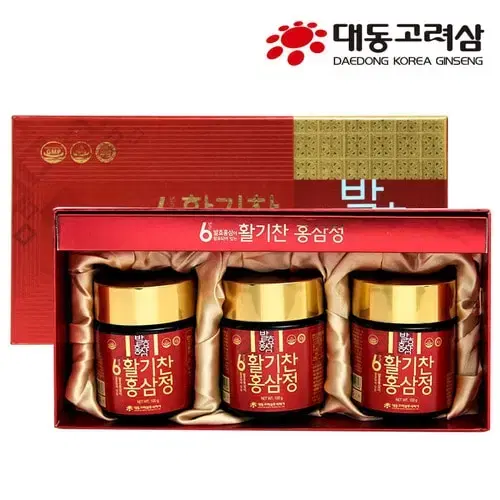 대동고려삼 6년근 활기찬홍삼정 100gx3병 x2BOX