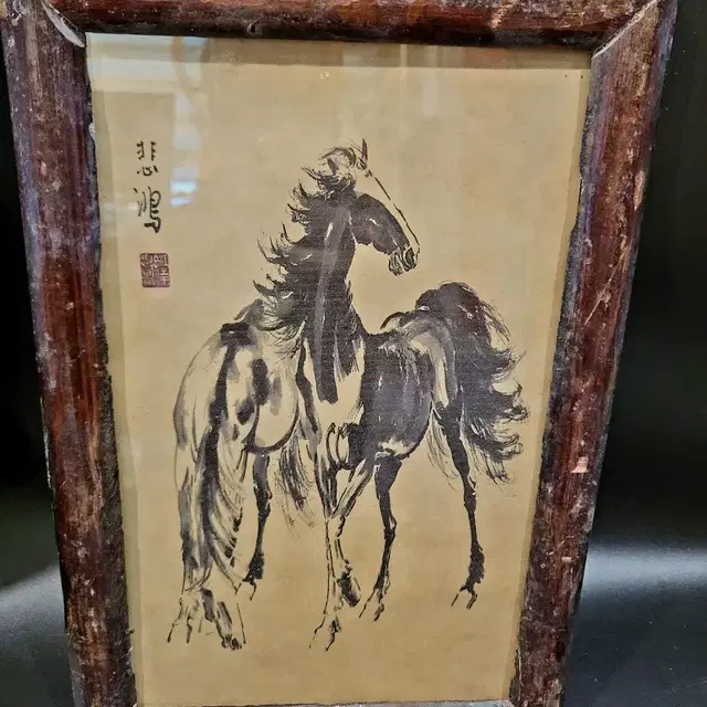 중국 옛날 그림 액자