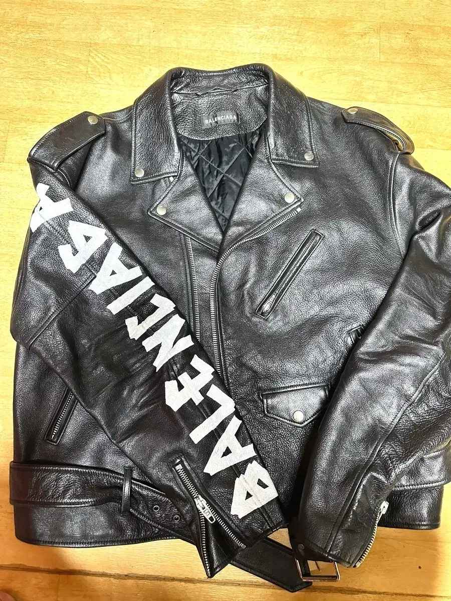 Balenciaga Leather Jackets 48