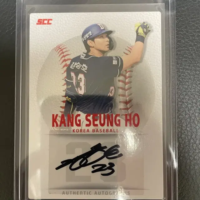 2024 scc kbo 오피셜 강승호 오토카드