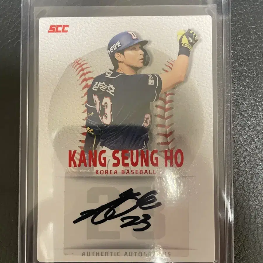 2024 scc kbo 오피셜 강승호 오토카드