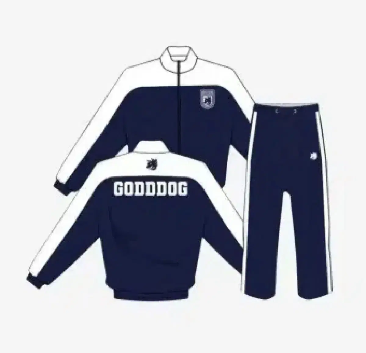 [Quick sale!!] AppearanceZuu's Goddog sweatshirt L new in boxer top and bottom included.