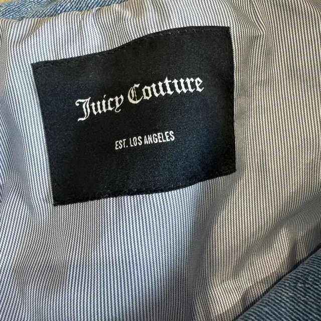 Juicy couture 쥬시꾸뛰르 트위드 청자켓