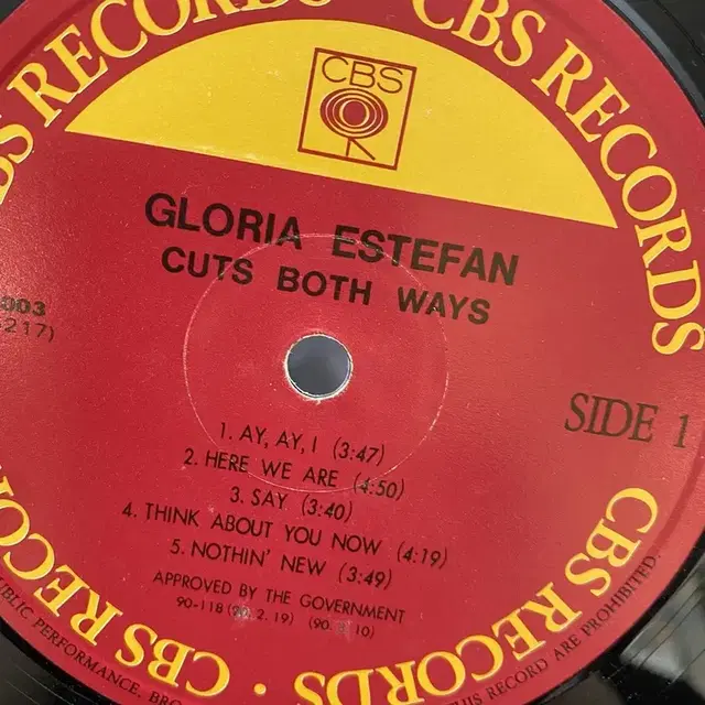 GLORIA ESTEFAN  LP / AA5503