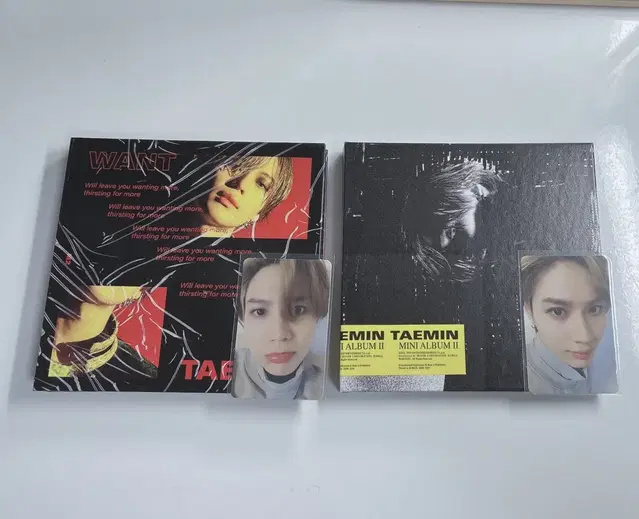 샤이니 원트 want 태민 앨범 포카 양도